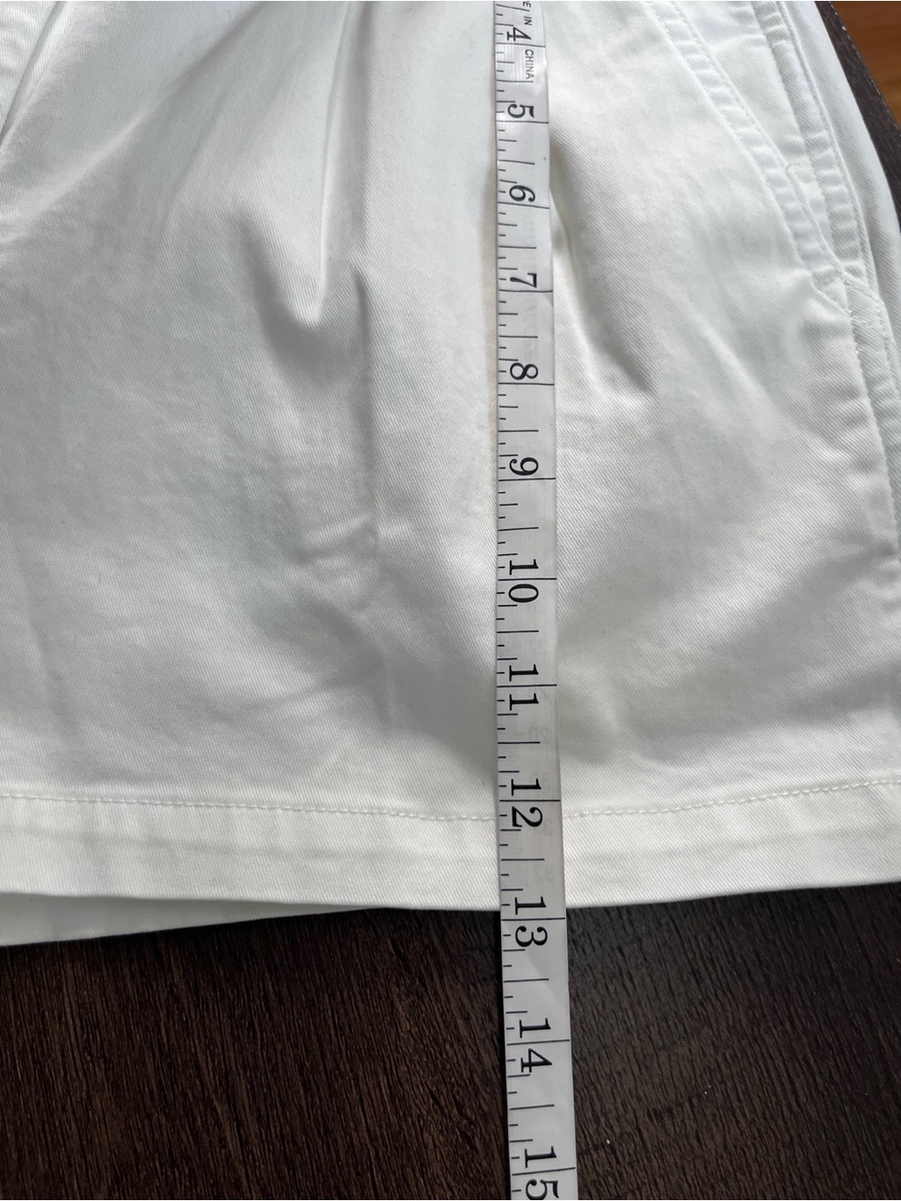 J Crew 3"pleated heritage chino short in White 6 Nwt - Picture 6 of 11